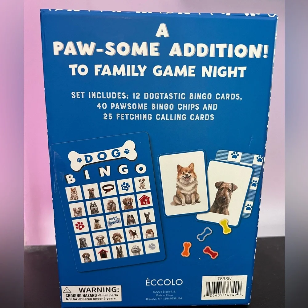 Pawsitively Fun Dog Bingo